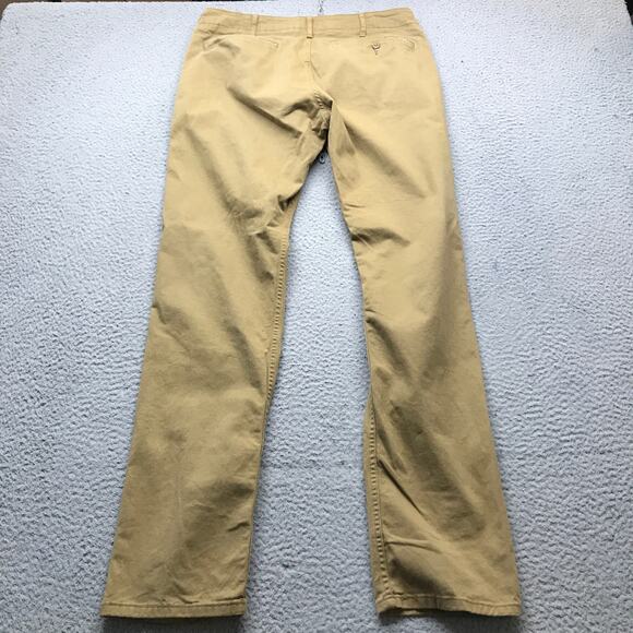 Levis Strauss Khaki Pants Mens 32x34 Straight Fit Stretch Beige Casual Twill - Picture 5 of 13